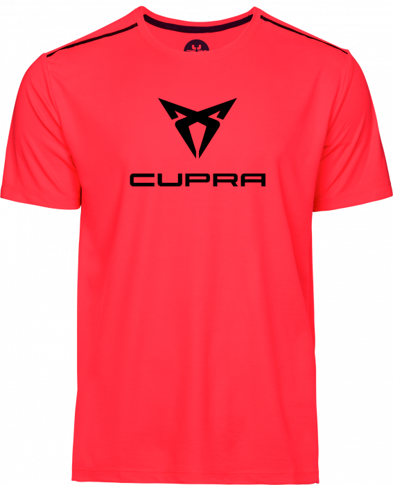 Tee Jays - Cupra Trænings T-Shirt - Fusion Red & sort